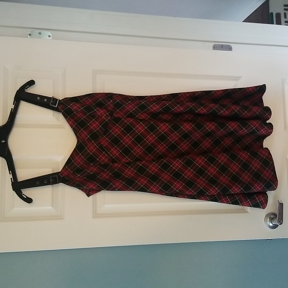 HotTopic Juniors Plaid A-Line Dress